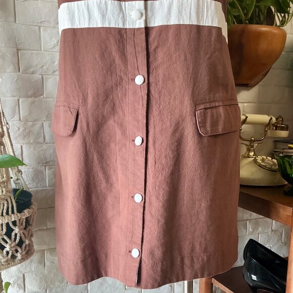 Free People free-est St. Tropez Tunic Striped Beach Mini Dress Cover-Up - Picture 7 of 12